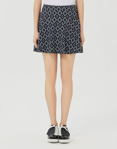 E-band Flared Culottes_Navy