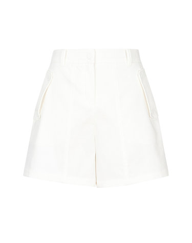 Big Pocket Wide Shorts_White