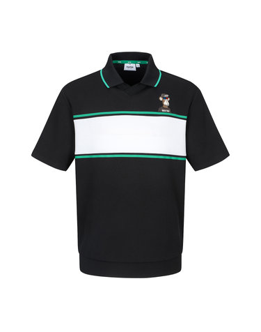 Collaboration Color Block Shirts_Black (Men)