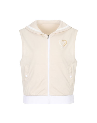 Seersucker Woven Vest_Beige