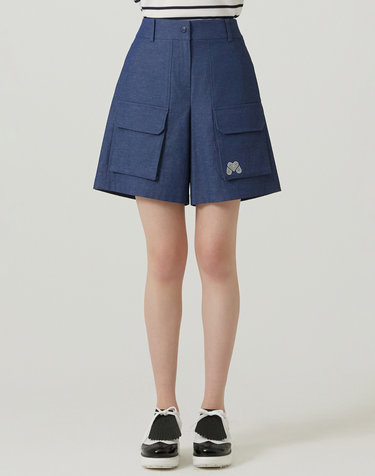 Big Pocket Half Pants_Navy