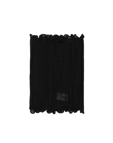 Pleats Neck Cover_Black