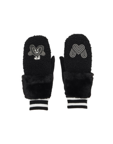 Martiny Fur Gloves_BLACK