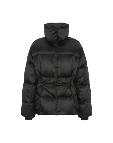 Detachable Neck Warmer Down Jumper_BLACK