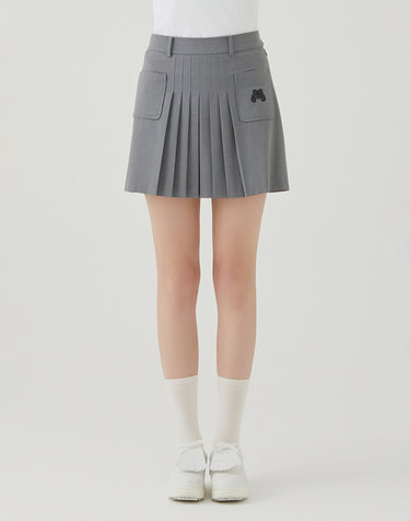 TR Pleats Culotte_M/Grey