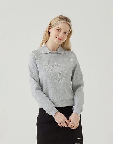 Circle Logo Point Shirts_M/Grey