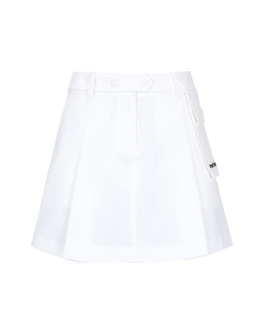 Belt Pocket Culottes_White
