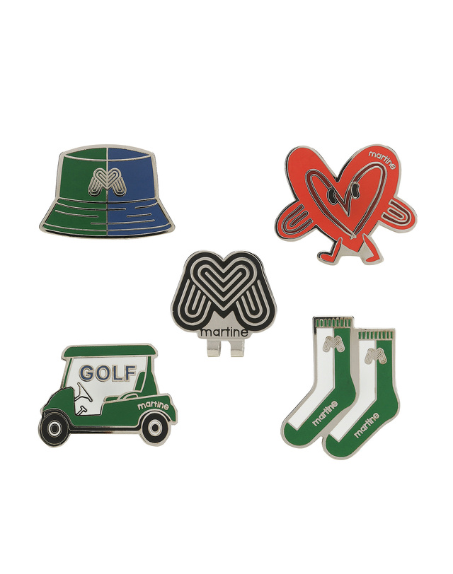마틴골프 Symbol Ball Marker 4P Set (Uni) 착용컷