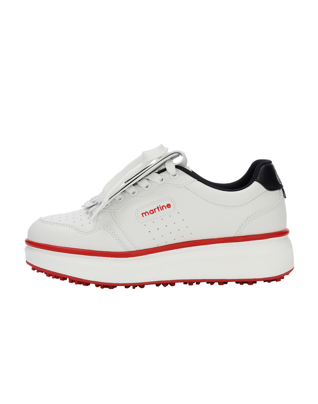 마틴골프 Color Tassel Spikeless Sneakers_Navy 네이비 착용컷
