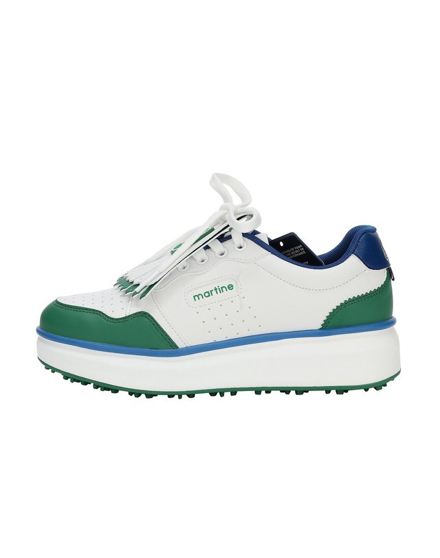마틴골프 Color Tassel Spikeless Sneakers_Green 그린 착용컷