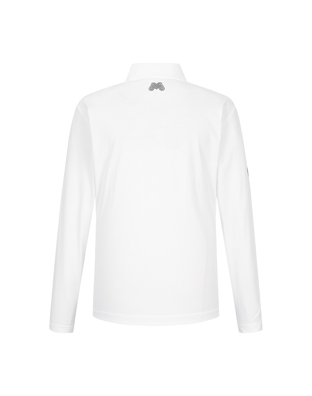 마틴골프 Argyle Print Polo Shirts_O/White (Men) 흰색 착용컷
