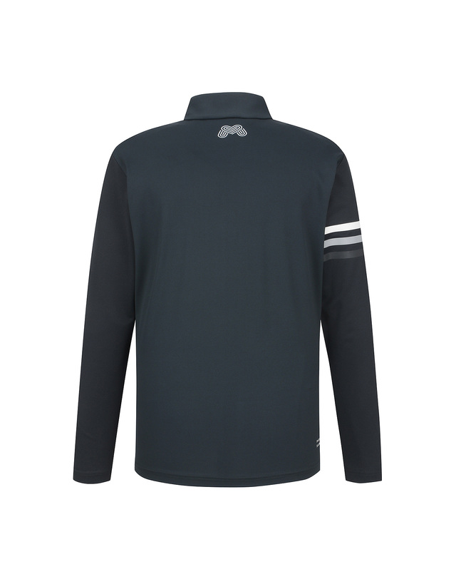 마틴골프 Sleeve Point Polo Shirts_Black (Men) 블랙 착용컷