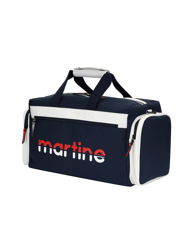 마틴골프 Color Block Boston Bag_Navy (Uni) 네이비 착용컷