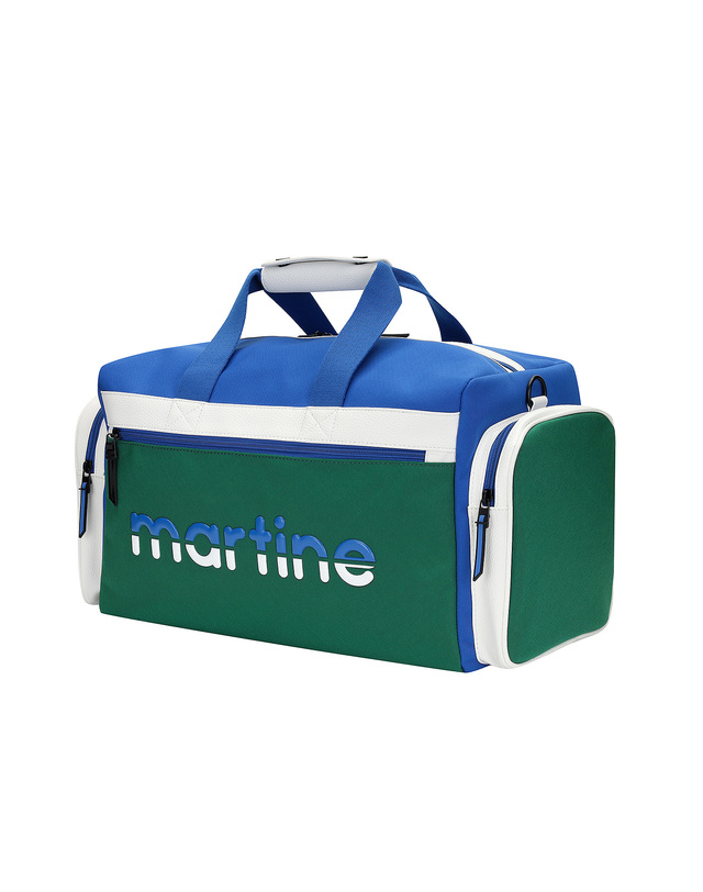 마틴골프 Color Block Boston Bag_Blue (Uni) 블루 착용컷