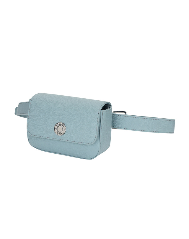 마틴골프 Ople Leather Belt Bag_S/Blue 블루 착용컷