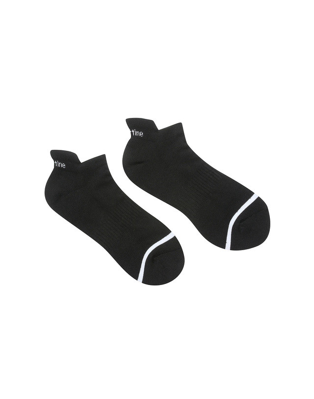 마틴골프 Basic Short Socks_Black (Men) 블랙 착용컷
