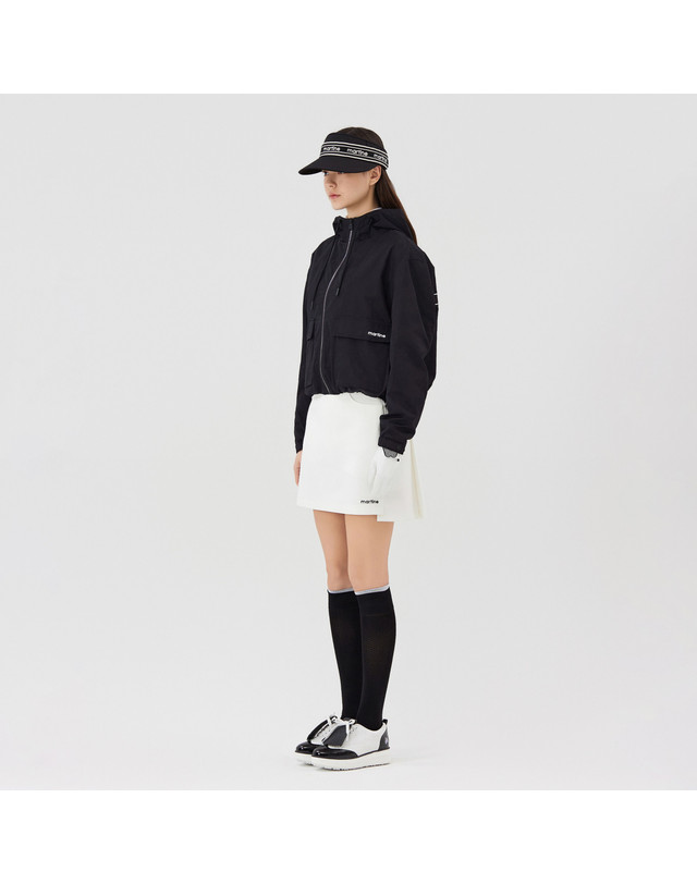 마틴골프 Hood Pattern Windbreaker_Black 블랙 착용컷