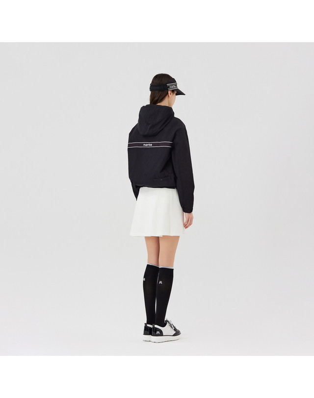 마틴골프 Hood Pattern Windbreaker_Black 블랙 착용컷
