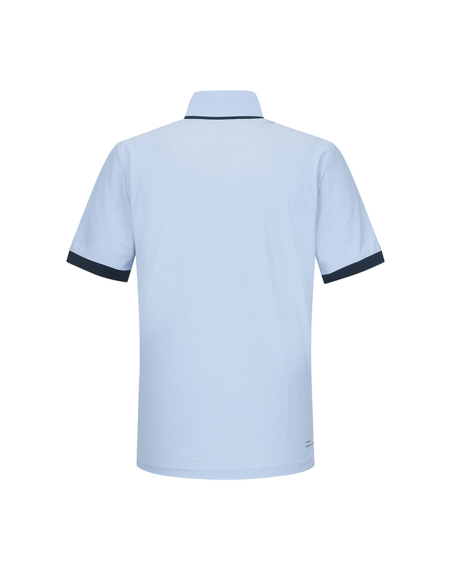 마틴골프 Basic Fit Polo Shirts_S/Blue (Men) 블루 착용컷