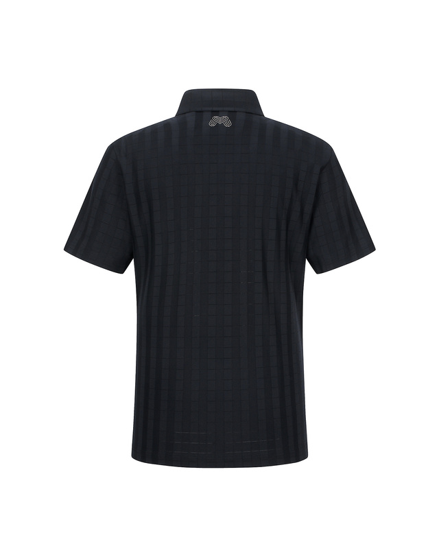 마틴골프 Slim Fit Polo Shirts_Black (Men) 블랙 착용컷
