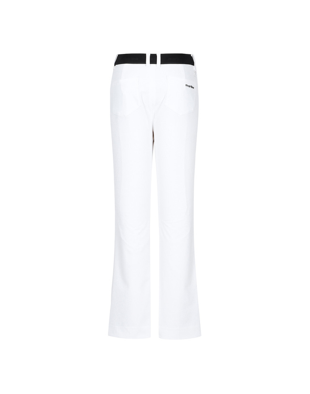 마틴골프 Patch Pocket Bootcut Pants_White 흰색 착용컷