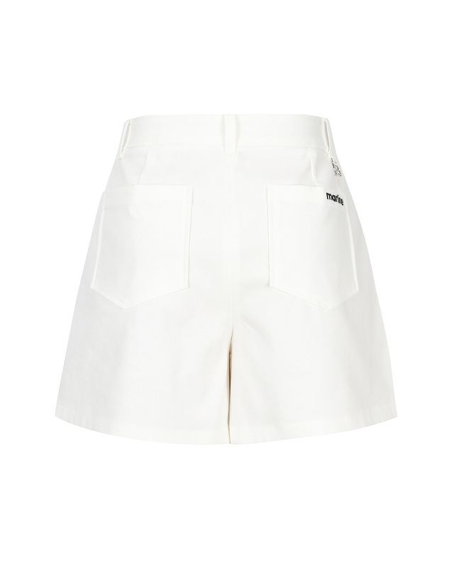 마틴골프 Big Pocket Wide Shorts_White 흰색 착용컷