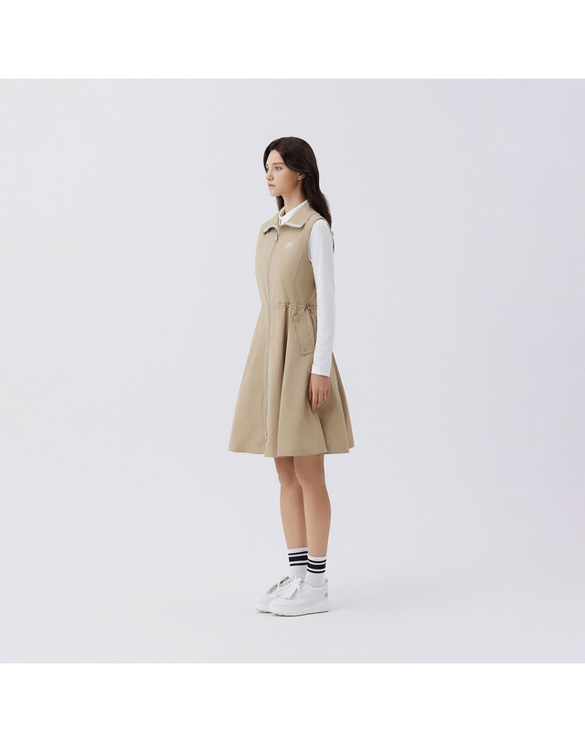 마틴골프 String Long Vest _BEIGE 베이지 착용컷