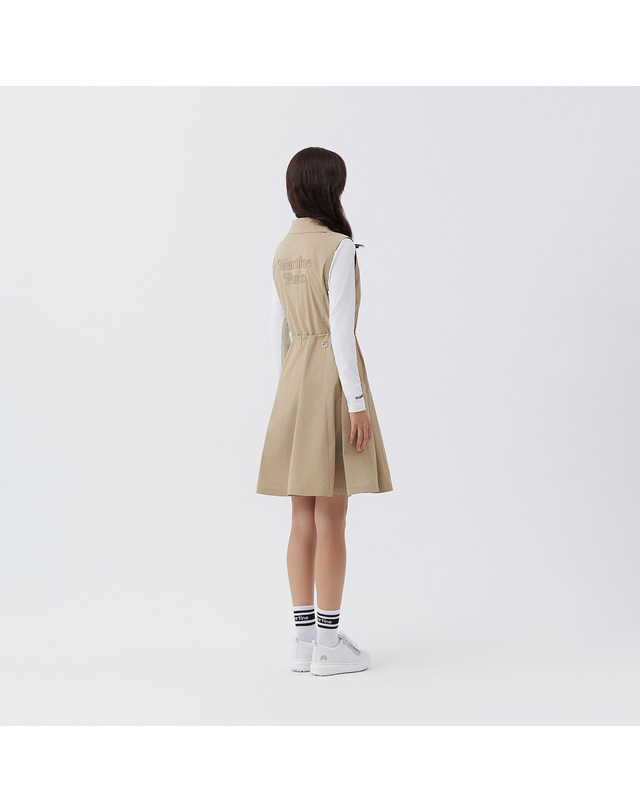 마틴골프 String Long Vest _BEIGE 베이지 착용컷