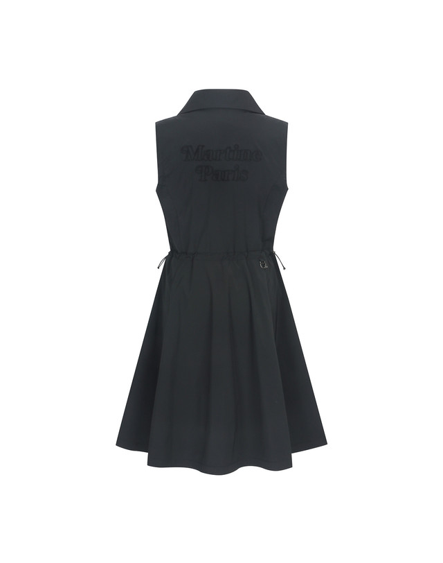 마틴골프 String Long Vest_BLACK 블랙 착용컷