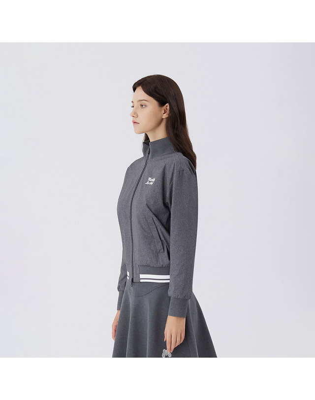 마틴골프 Knit Bomber Jacket _M/GRAY 그레이 착용컷