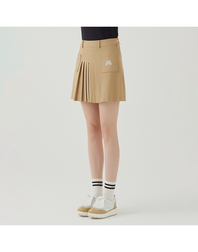 마틴골프 TR Pleats Culotte_Beige 베이지 착용컷