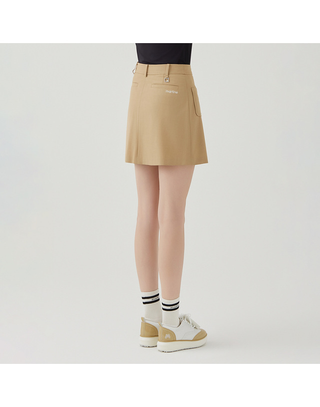 마틴골프 TR Pleats Culotte_Beige 베이지 착용컷