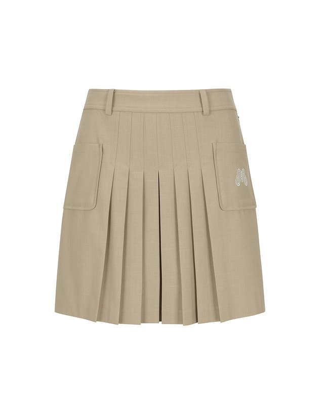 마틴골프 TR Pleats Culotte_Beige 베이지 착용컷