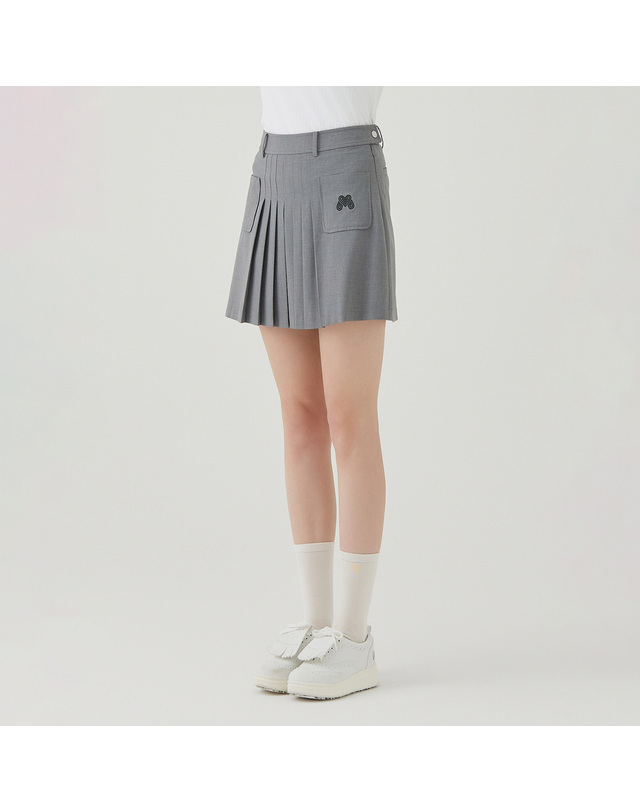 마틴골프 TR Pleats Culotte_M/Grey 그레이 착용컷