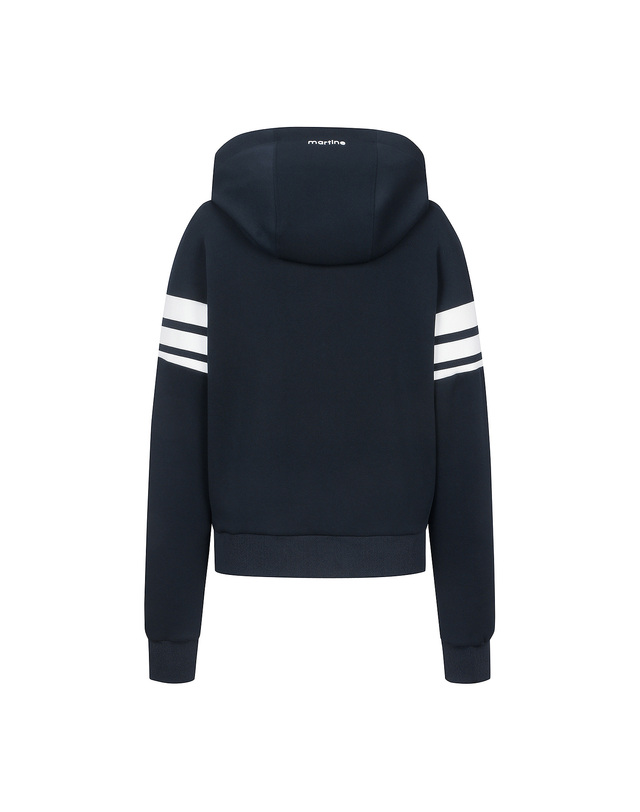 마틴골프 Jersey hood Cardigan_Navy 네이비 착용컷