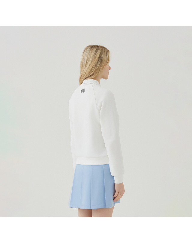 마틴골프 Circle Logo Point Shirts_O/White 흰색 착용컷