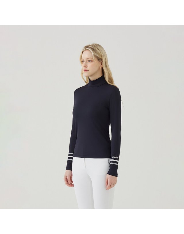마틴골프 Sleeve Point Baselayer_Black 블랙 착용컷