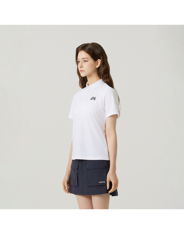 마틴골프 Basic Polo Shirts_White 흰색 착용컷