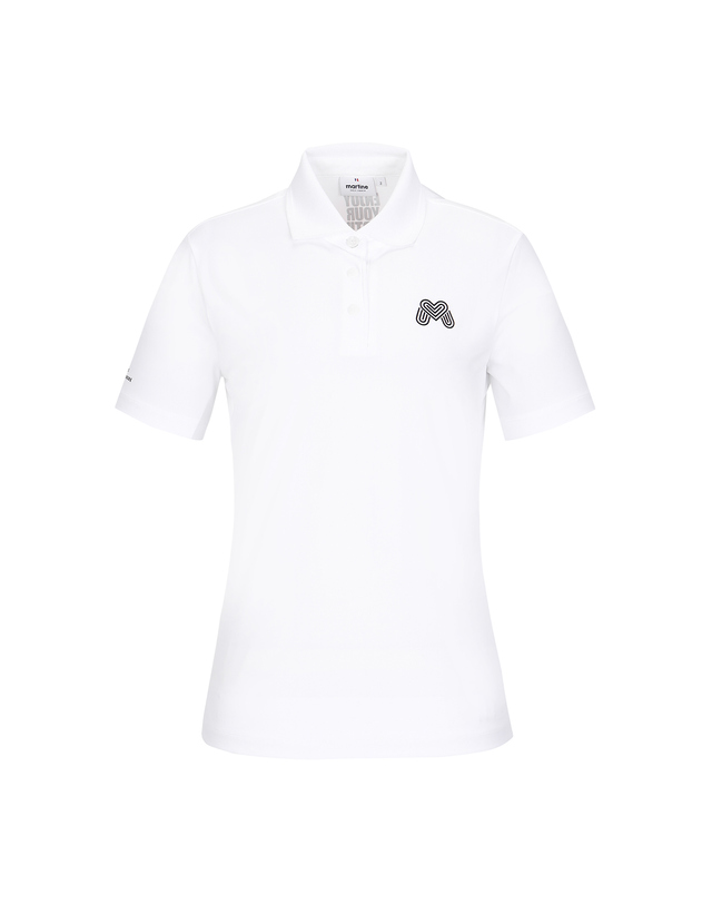 마틴골프 Basic Polo Shirts_White 흰색 착용컷