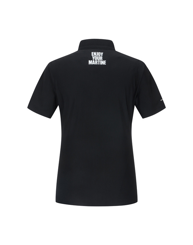 마틴골프 Basic Polo Shirts_Black 블랙 착용컷