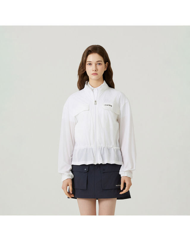 마틴골프 Out Pocket Point Jumper_White 흰색 착용컷