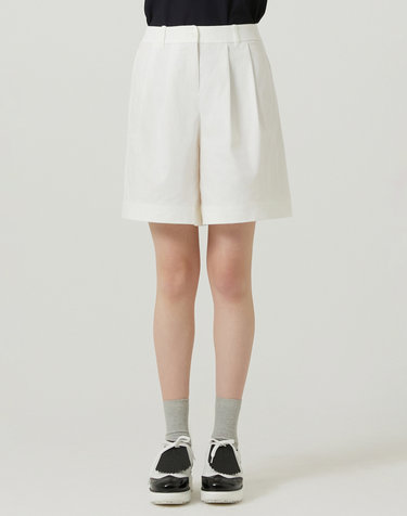 Linen Bermuda Pants_OFF-WHITE