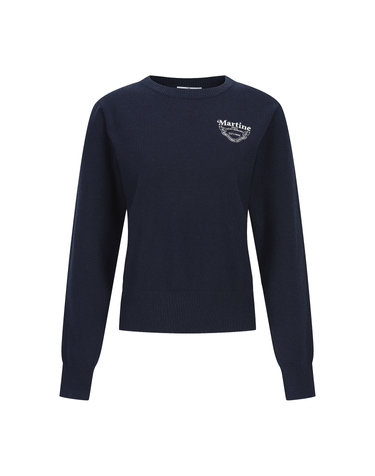 Essential Round Knit_NAVY