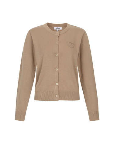 Classic Button Cardigan_D/BEIGE