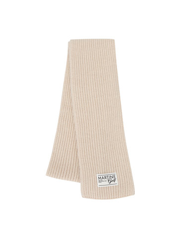 Essential Knit Muffler_BEIGE