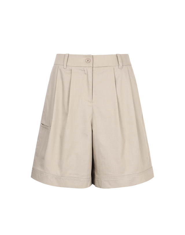 마틴골프 Linen Bermuda Pants_L/BEIGE 베이지 착용컷