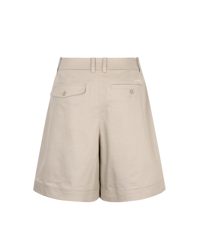마틴골프 Linen Bermuda Pants_L/BEIGE 베이지 착용컷