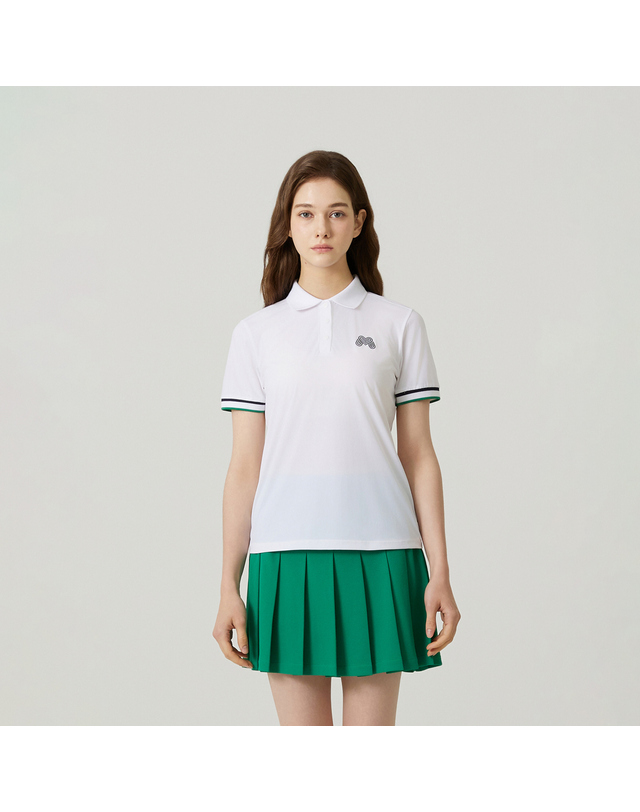 마틴골프 Cooling Half Sleeve T-shirts_OFF-WHITE 흰색 착용컷