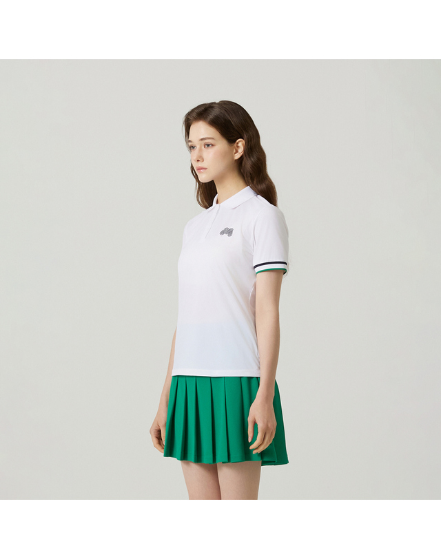 마틴골프 Cooling Half Sleeve T-shirts_OFF-WHITE 흰색 착용컷