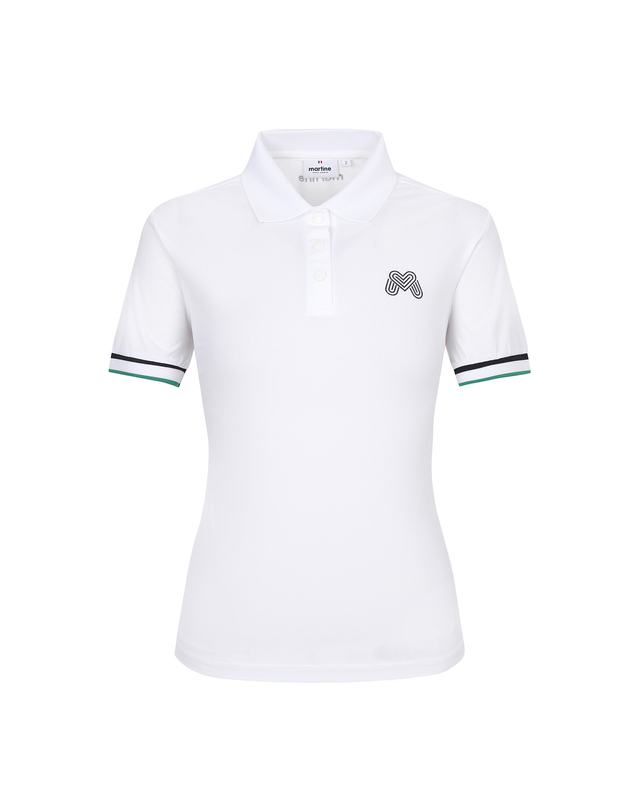 마틴골프 Cooling Half Sleeve T-shirts_OFF-WHITE 흰색 착용컷